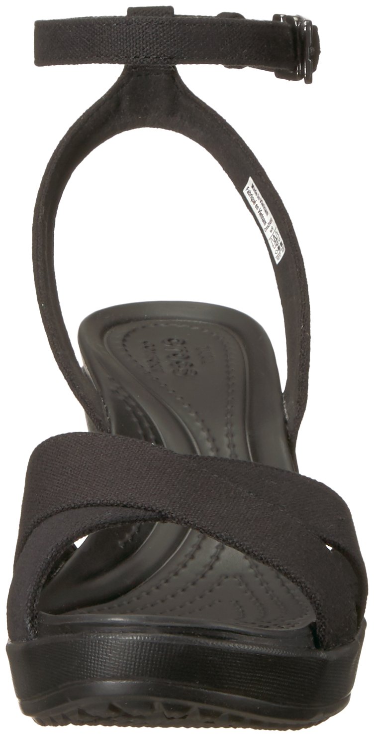 Crocs Women's Leigh II Adjustable Ankle Strap Wedge Comfort Sandal - Image 5