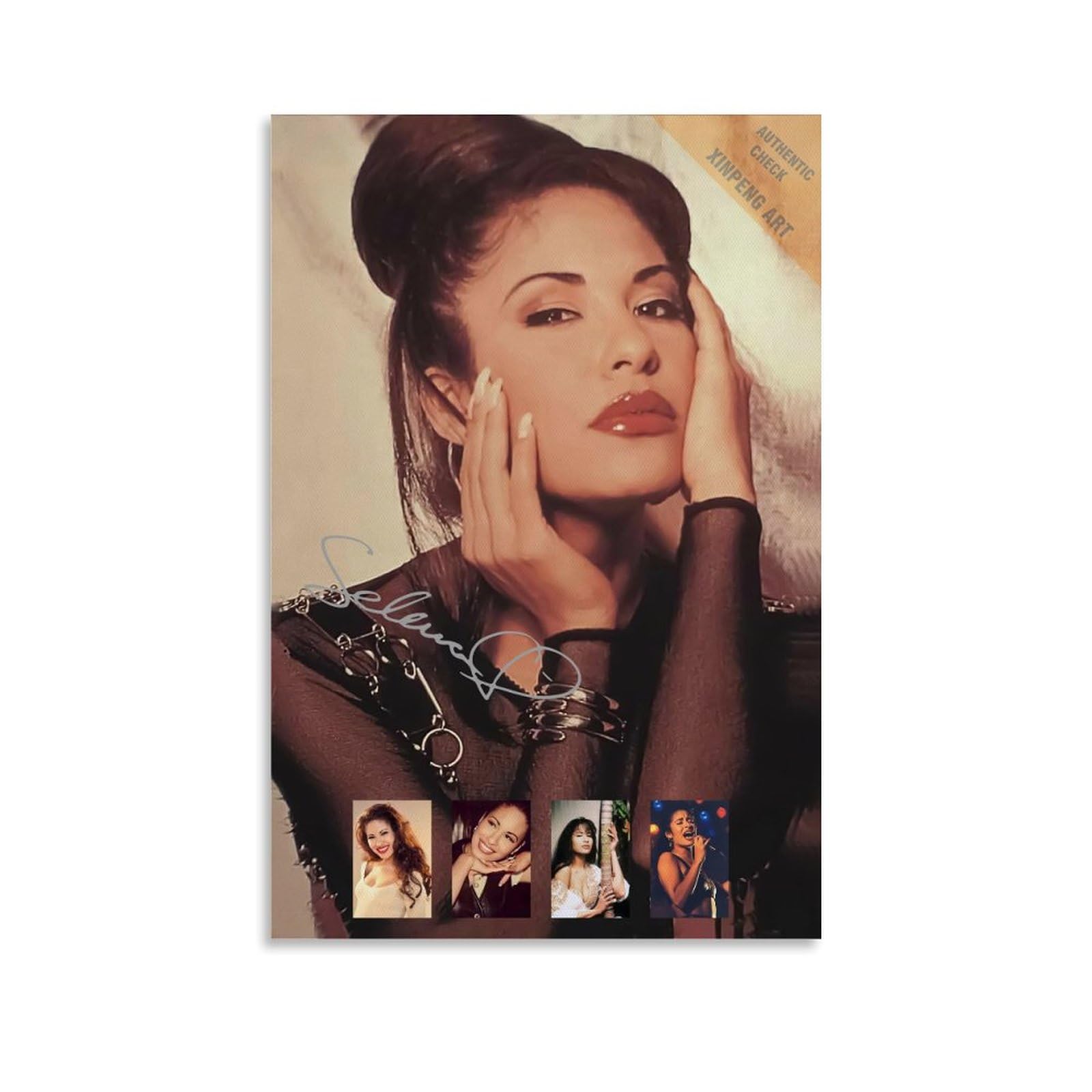MHAIO Selena Quintanilla Vintage Music Poster Poster Decorative Painting Canvas Wall Posters And Art Picture Print Modern Family Bedroom Decor Posters 12x18inch(30x45cm)