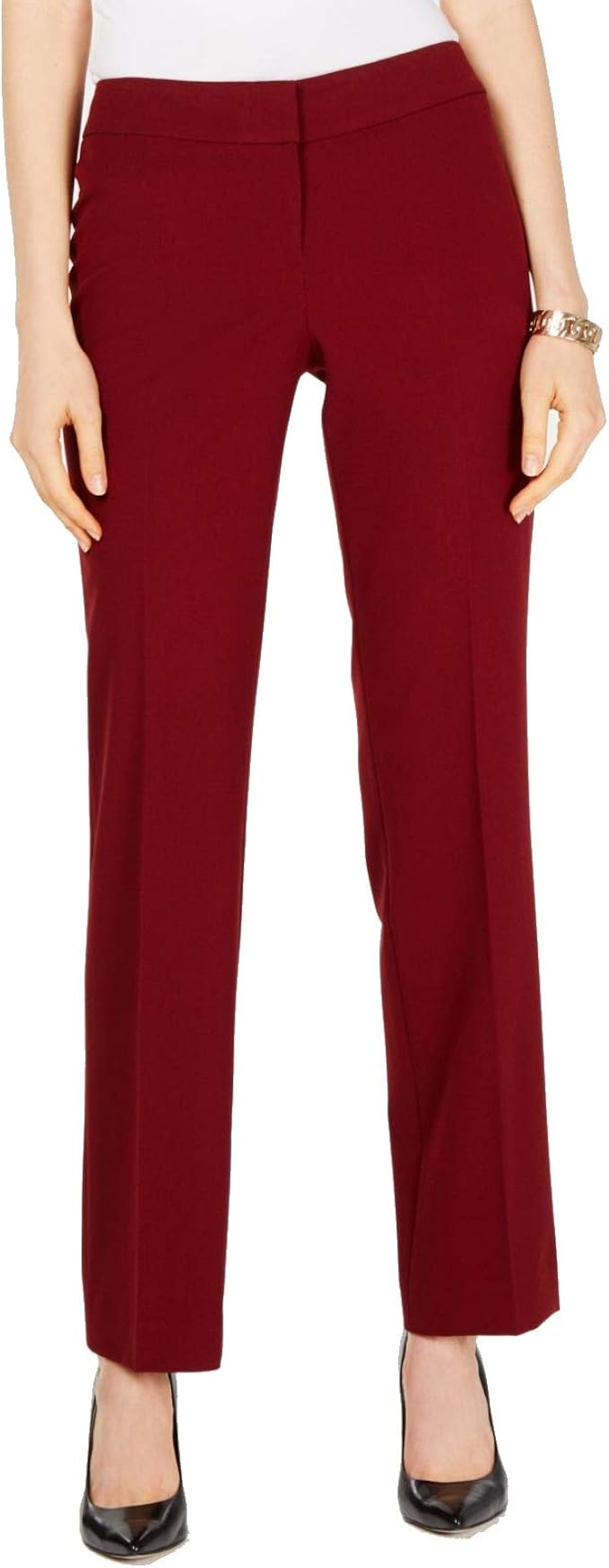 Nine West Womens Solid Stretch Pant Amazon.ca Clothing & Accessories
