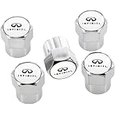 Infiniti Logo Chrome Valve Cap Covers