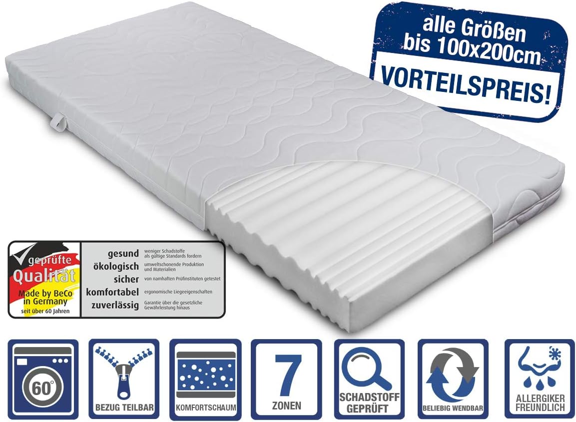 BeCo Matratzen Flex Standard & Flex Luxus KS 140x200cm