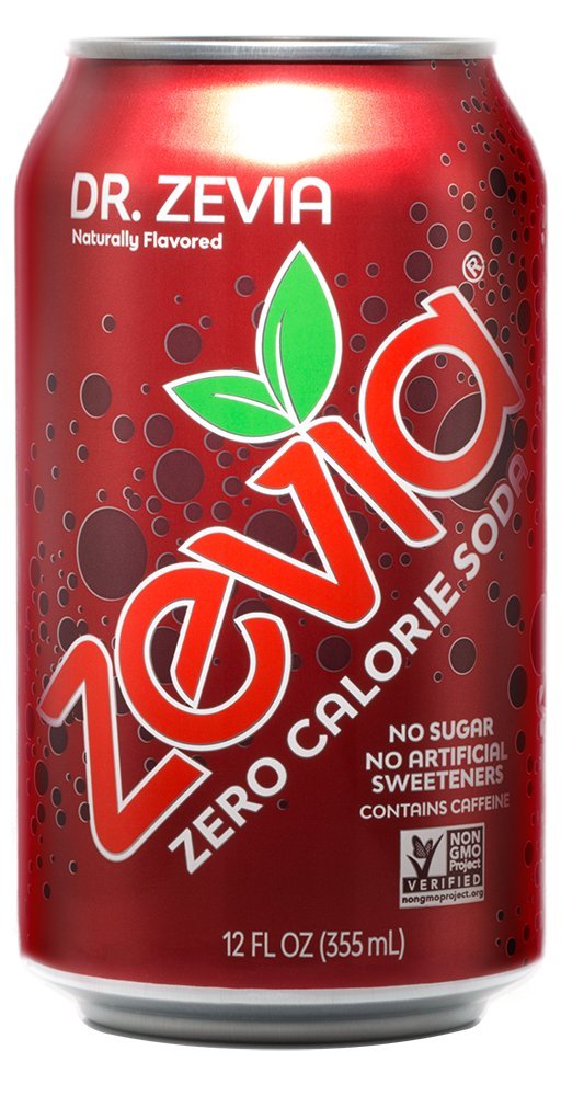 best by 21- mar-2025 Zevia Zero Calorie Soda, Dr. Zevia, Naturally Sweetened Soda, (24) 12 Ounce Cans; Fruit-flavored Carbonated Soda; Refreshing, Full of Flavor and Delicious Natural Sweetness with No Sugar