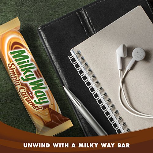 MILKY WAY Simply Caramel Milk Chocolate Singles Size Candy Bars 1.91-Ounce Bar 24-Count Box