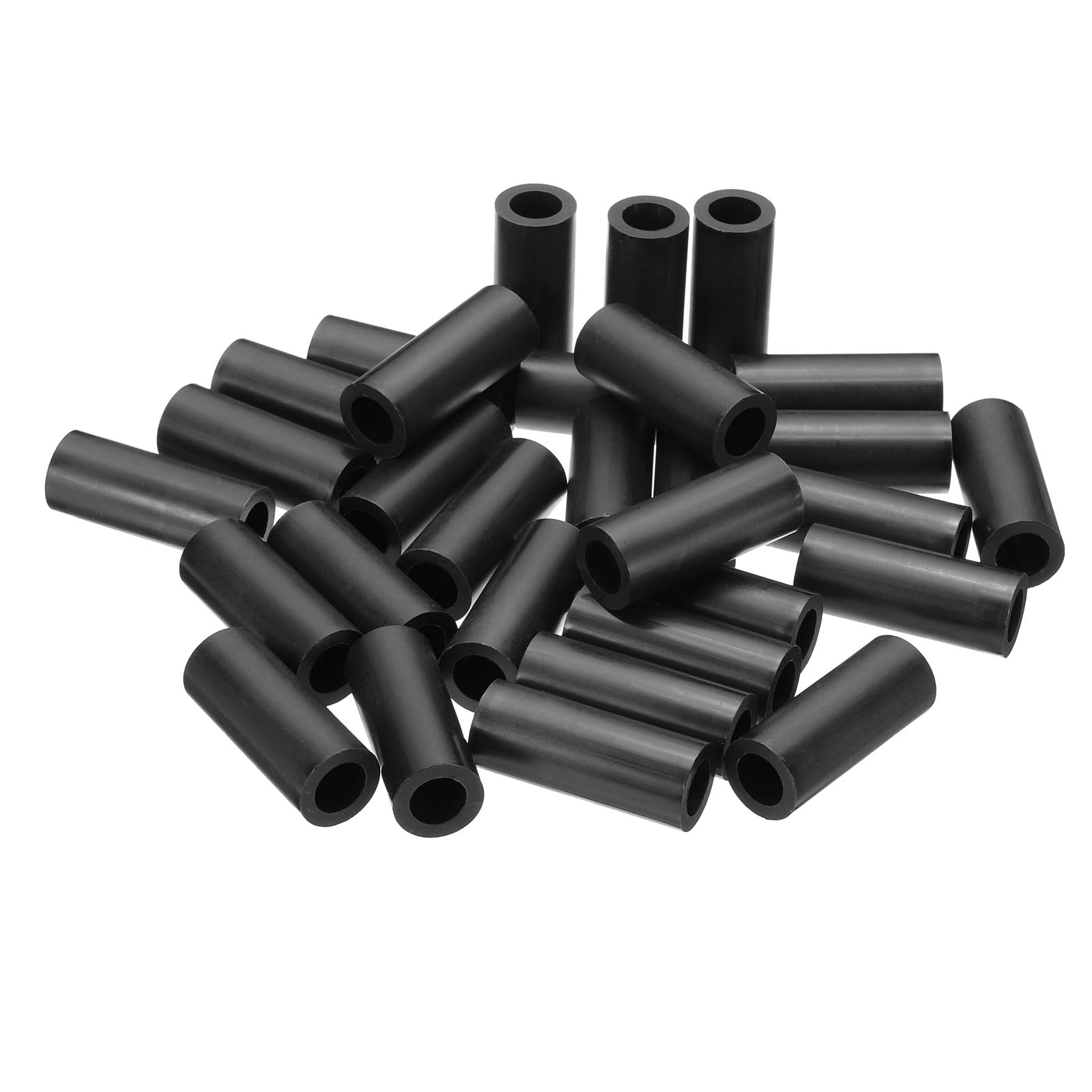 PATIKIL M10 Round Electrical Outlet ABS Spacers Washer, 30 Pcs 10.2mm ID, 16mm OD, 45mm Length Without Threaded,Switch and Receptacle Spacers Hardware for M10 Screws
