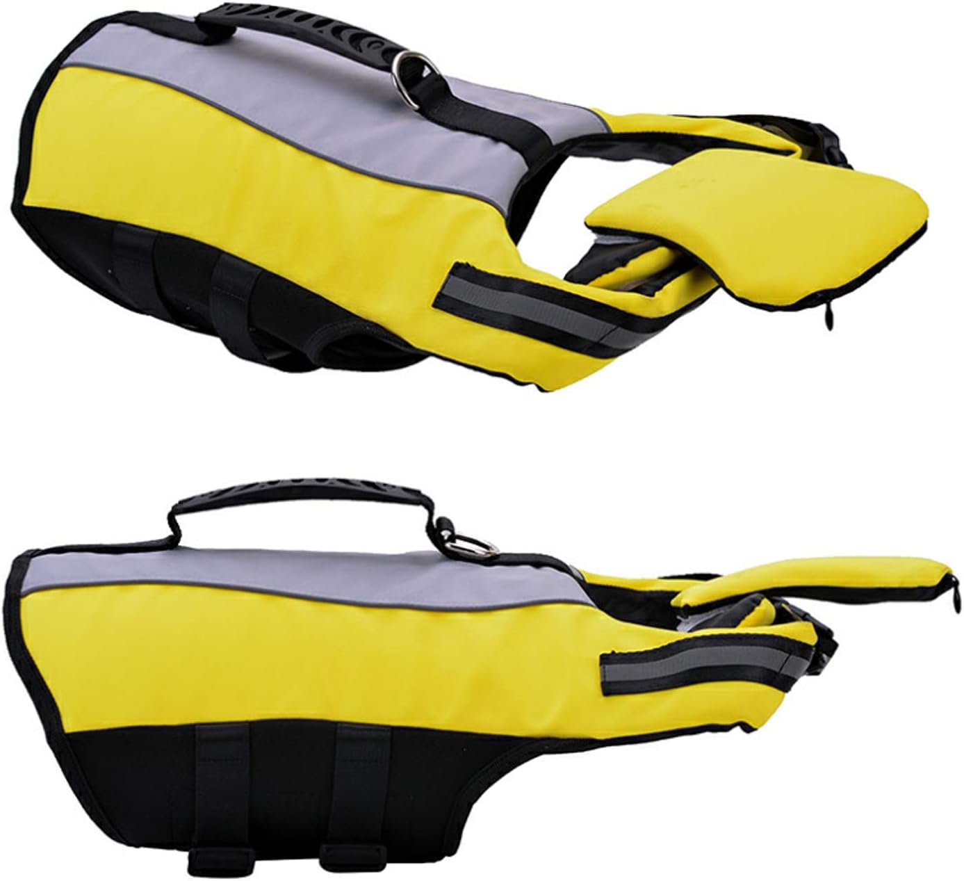 PETCUTE Dog Life Jacket Vest Life Jacket Dog Buoyancy Aid Swimming French Bulldog Float Vest Pet Float Coat Reflective with Rescue Handle - Image 3