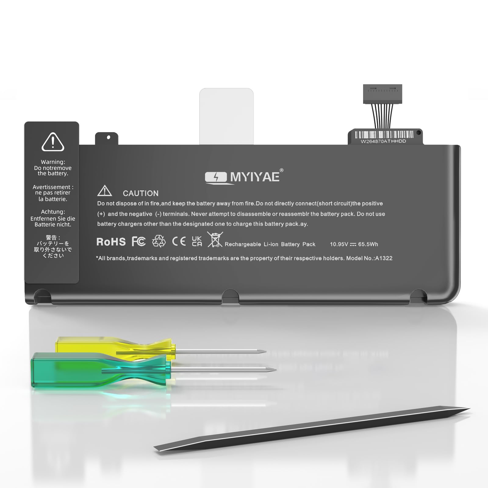 MYIYAE A1278 A1322 Battery Replacement, for MacBook