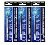 Fisher SPR4 Space Pen Pressurized Ballpoint Ink Refill, Medium Point, Black Ink, Pack of 3
