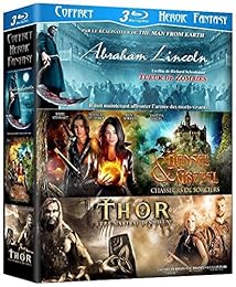 Coffret Heroic Fantasy : Abraham Lincoln, Tueur De Zombies + Hansel Et Gretel : Chasseurs De Sorciers + Thor Et Le Marteau Des Dieux - Pack
