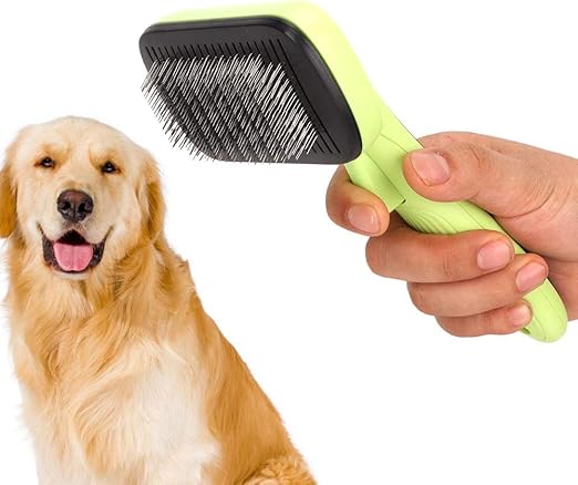 retractable dog brush
