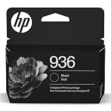 HP 936 Black Ink Cartridge | Works with OfficeJet 9120, OfficeJet Pro 9110, 9120, 9130 Series, Wide Format 9730 | Eligible for Instant Ink | 4S6V2LN