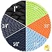 West Coast Paracord Twisted 3 Strand Natural Cotton Rope Artisan Cord – 1/4, 1/2, 5/8, 3/4 and 1 Inch Diameters – 10, 25, 50, 100 Feet