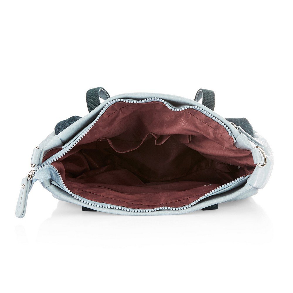 caprese women's satchel (light blue)