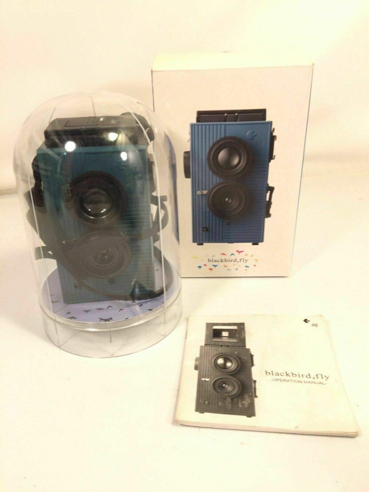 Blackbird Fly 135 Twin Lens Reflex Camera Black Body Blue Face SuperHeadz Japan