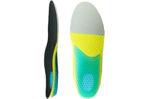 Children's Athletic Gel Insoles for Cushion and Comfort Kids Running Insoles for Shock Absorbing & Arch Support Best Kids Rep