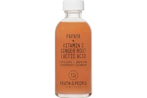 Youth To The People Superfruit Facial Cleanser - Papaya + Vitamin C Gentle Exfoliating Face Wash, Cellular Skin Renewal with AHA + BHA, Evens Skin Tone & Texture for Soft + Radiant Skin, Sulfate-free