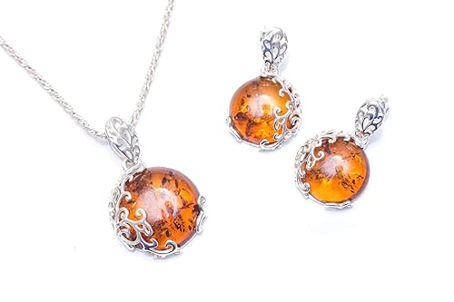 amber necklace amazon