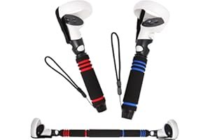ALZOVOZ VR Stick Accessories for Oculus/Meta Quest 2 Handle Extension Grips Attachments,VR Gorilla Tag Long Arms Handles for Quest 2 Games and Beat Saber Game