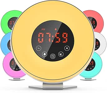 Amazon.com: Dr.Meter Sunrise/Sunset Alarm Clock - Natural Light Touch