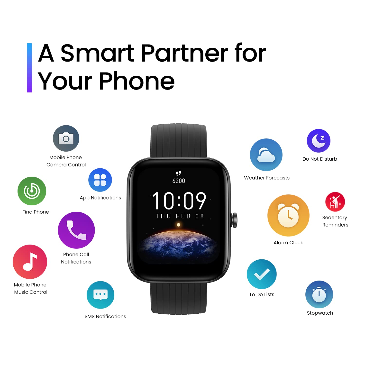 Bip Phone Mua Amazfit Bip 3 Pro Smart Watch for Men, GPS, 14-Day Battery Life ...