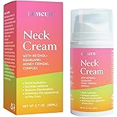 Bestkiss Neck Cream for Tightening and Firming: Anti Aging Anti Wrinkles Reduces Neck Lines Fine Lines - Retinol Niacinamide Squalane Hyaluronic Acid Ceramides Cruelty Free Paraben Free 2.8 OZ/80g
