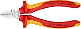 Knipex Diagonal Cutter 140 mm Chrome-Plated Insulated VDE 70 06 140 view 4