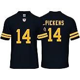 Custom Mens/Youth Football Stitched T-Shirt for Sports Fan Black/White No Brand/Logos