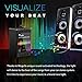 Underdash Lighting Kit, Megulla USB RGB Multi-Color LED Car Interior Lights with Sound Activation and Wireless Remote for Cars, Trucks, Pickups (4pc RGB Kit)thumb 2
