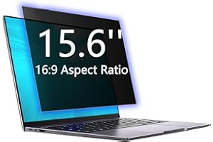 Ceydebne 15.6 Inch Laptop Privacy Screen Filter for Widescreen Laptop, Anti Blue Light Screen Protector, Anti-Scratch Protector Film for Data confidentiality - 16:9 Aspect Ratio