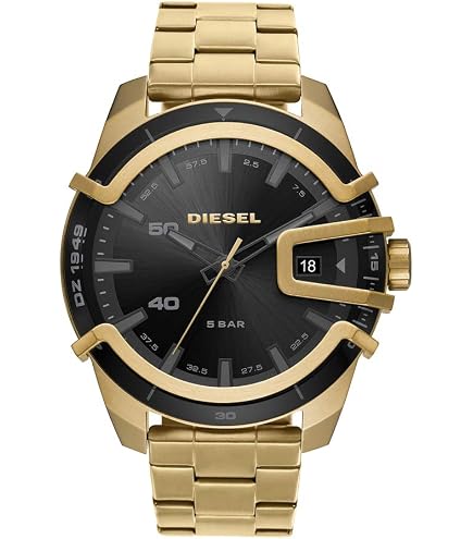 【最終値下げ！】夏の腕に！DIESEL マスターチーフ10BAR DZ1950 Amazon.com: Diesel Master Chief Stainless Steel Three-Hand Analog