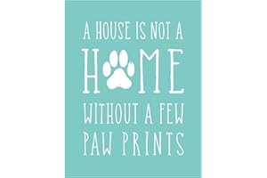 BAOFALI Silkscreen Stencil Paw Prints,Reusable Self-Adhesive Silk Screen Printing, for Decor/Printing Wood/Fabric/Wall/Cup/Plate/Glass/Paper, Home Craft Projects Decorations Pattern (8.5x11in