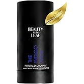 The Indigo Stick Natural Deodorant | Made in USA with Organic Ingredients | Aluminum-Free | 100% Vegan | Sandalwood Citrus Scent | Detoxifying Charcoal & Probiotic Odor Control Formula | 20% MORE