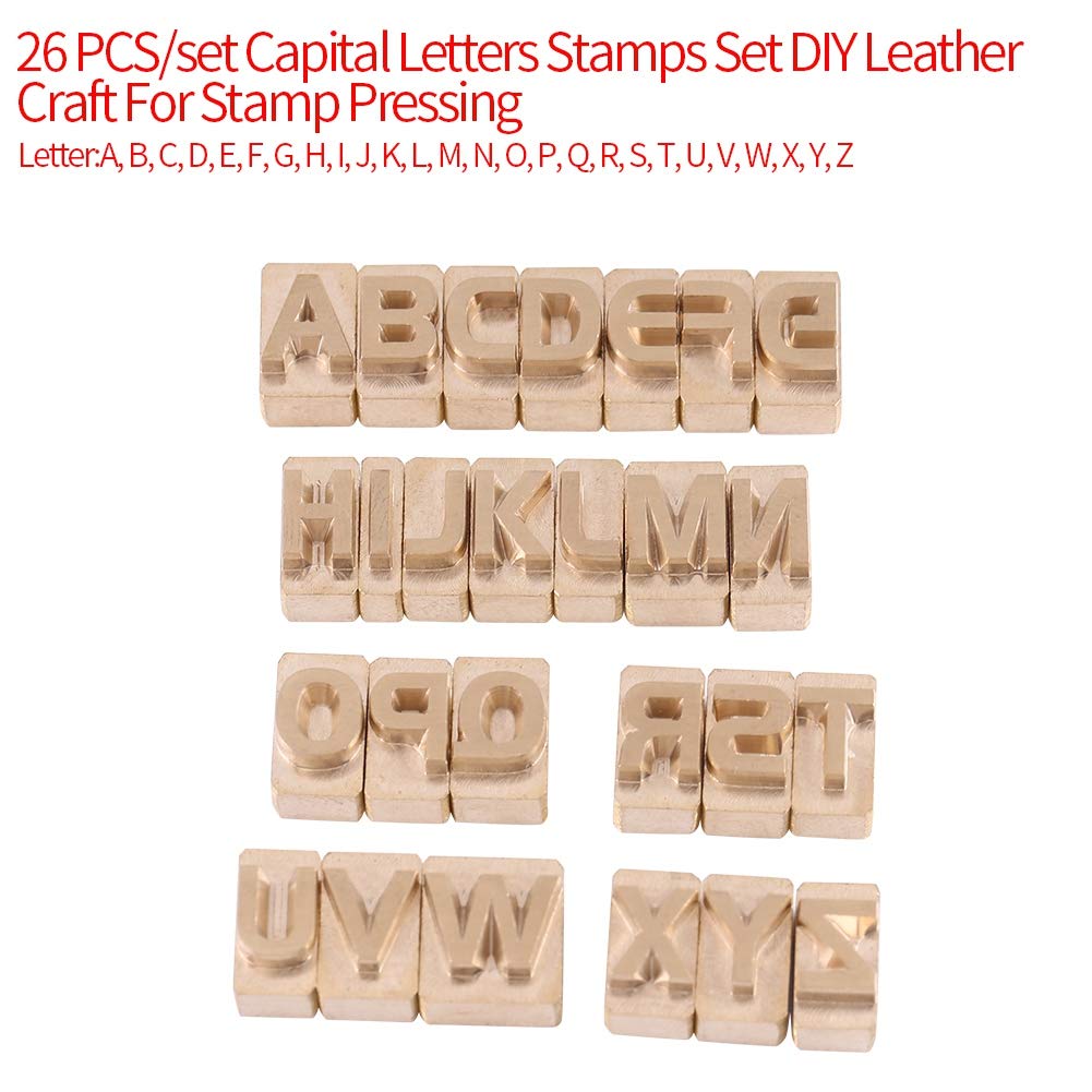 Artesania De Cuero Diy Para Presionar Sellos Recursos De Aprendizaje Herramienta De Estampado De Cuero Tonysa 26 Pcs Set Conjunto De Sellos De Letras Mayusculas Herramientas Para Hacer Bisuteria Baetebangladesh Costura Y Manualidades