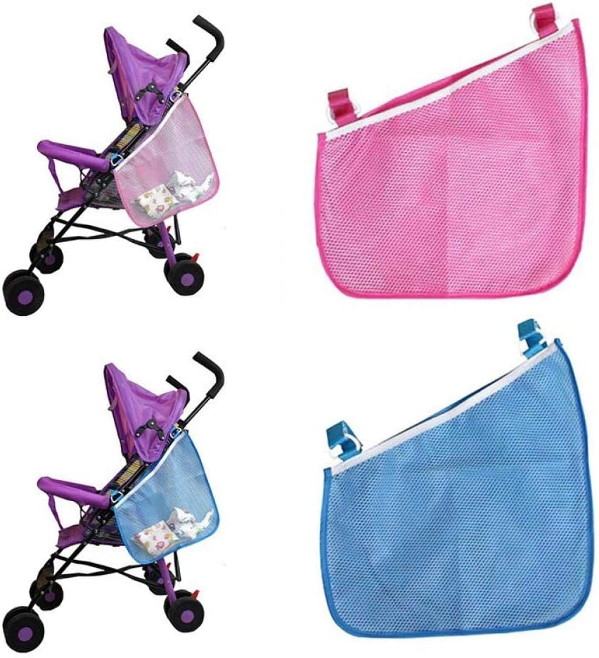Gamloious Portable Hanging Storage Bag Pouch Baby Stuff Mummy Carriages Bags For Newborn Stroller Orgnaizer Bags blue