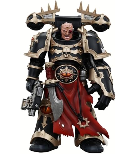 JOYTOY Warhammer Horus Heresy Alpha Legion Alpharius Action Figure - 1:18 Scale 7.5" Collectible Model With Accessories