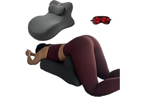 YSIRFD Intimacy Pillow, 2026 New Upgrade Pillow, 27° Lift Design Couple Hip Cushion Pillows, Rebound Couples Pillows, Neck and Back Comfort (Balck)