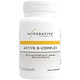 Integrative Therapeutics Active B-Complex with Methylfolate, 60 Count | Supports Cellular Energy, Heart Health, and Nervous and Immune Systems*, Essential B Vitamins and Choline, Third-Party Tested