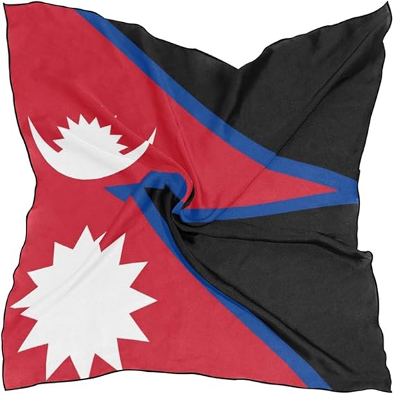 Novelty Nepal Flag Bandanas Unisex Head and Neck Tie, 23