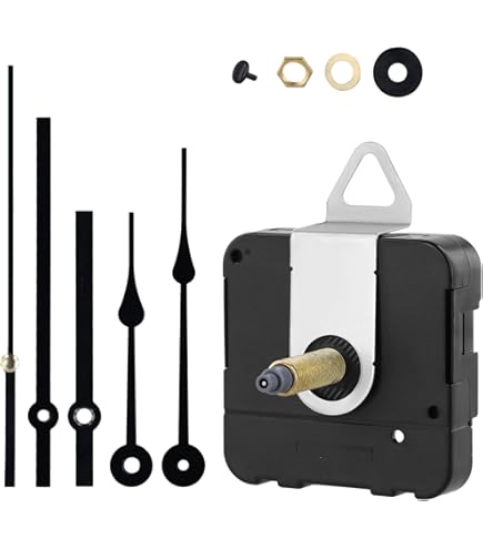 Kit De 25 Pièces Pour Mouvement D'Horloge à Quartz Silencieux - Mécanisme Et Aiguilles De Remplacement - 13mm