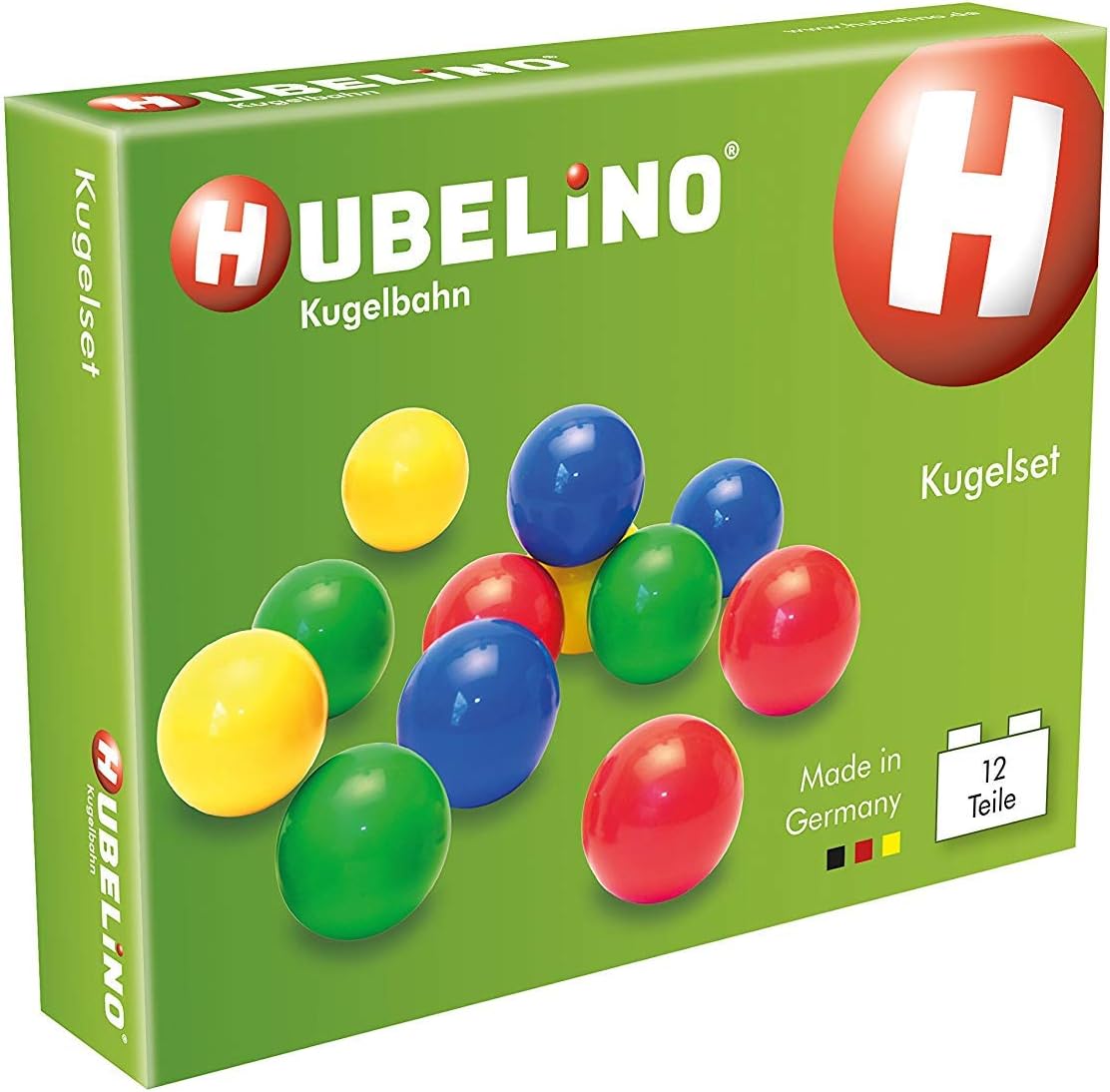 HubelinoMarble Run - Set of 12 Marbles - Made in Germany