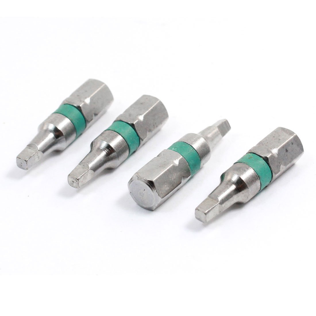 Sourcingmap Hardware Part Magnetic 2.3mm Square Tip Screwdriver Bits 4 Pcs