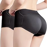 Aimery women 2pcs Seamless Butt Lifter Shapewear Padded Booty Pads Control Panties Hip Enhancer Underwear Body Shape Panty