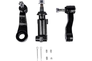 TEKKOAUTO Front Idler Arm with Bracket and Pitman Arm Replacement for Chevy Suburban Avalanche 2500 GMC Sierra 2500 HD Hummer