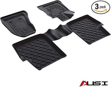Amazon Com Ausi Floor Mats Compatible For 2016 2017 2018 Jeep Renegade Crew Cab Black All Weather Protector Tpe Front Rear Row Floor Liners Oem Slush Mat Liner Set Automotive