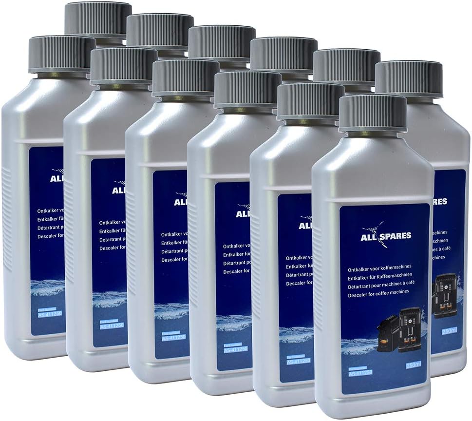Saeco/Philips/Gaggia Kompatibel Flüssiger Entkalker (250ml) für CA6700 / 21001681 von AllSpares - 12 Flaschen
