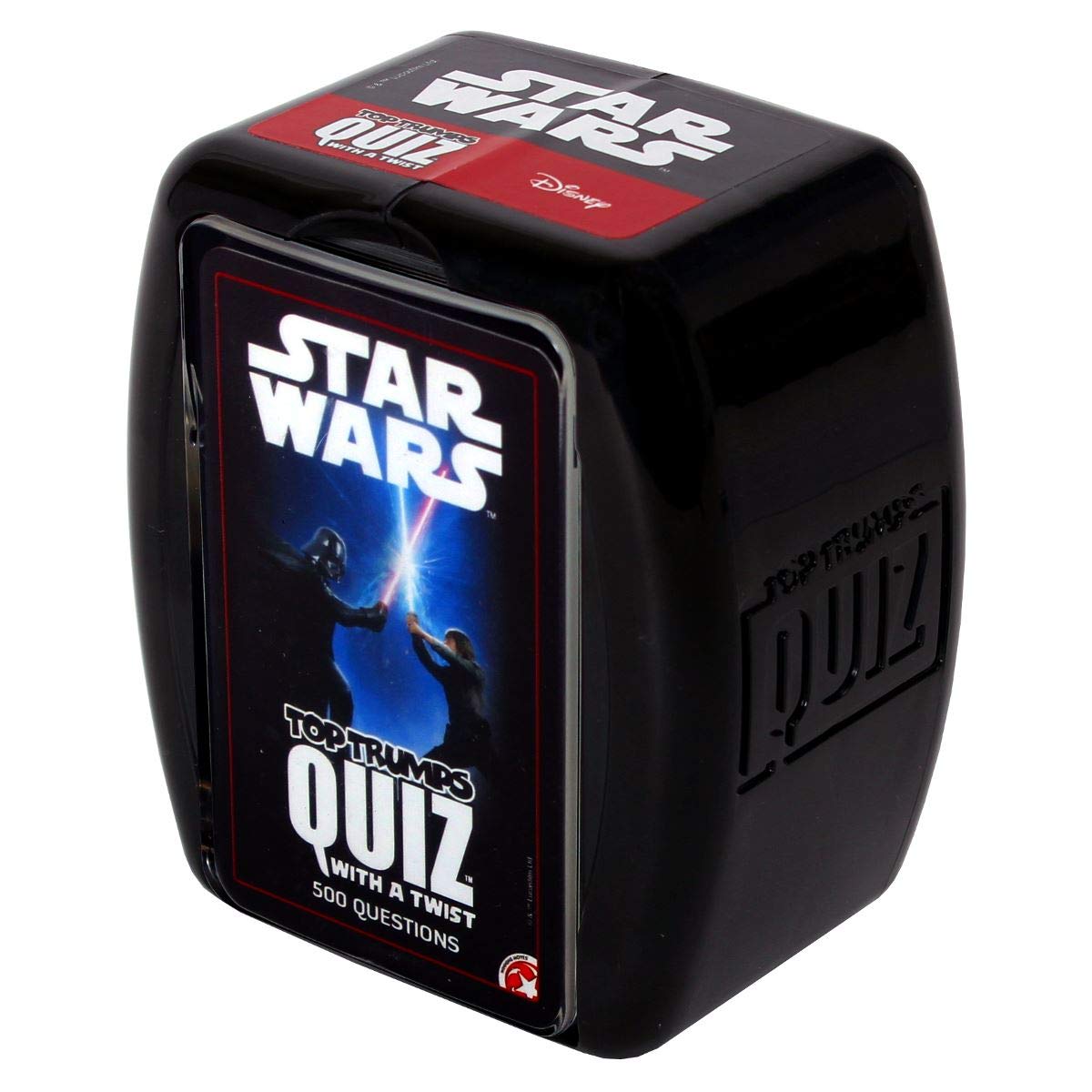 Top Trumps Star Wars Quiz Game, 500 questions to test your knowledge and memory from Leia, Han Solo, Kylo Ren to Starfighters and The Phantom Menace, gift and for ages 8 plus