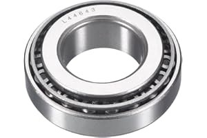 HIPicco L44643/10 Tapered Roller Bearing Cone and Cup Set, 1" Bore 1.98" OD 0.5598" Cup Width, Chrome Steel Taper Bearings Se
