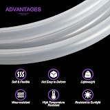 DMiotech Silicone Tubing 13mm ID x 17mm OD 3ft Clear Flexible Plastic Hose view 4