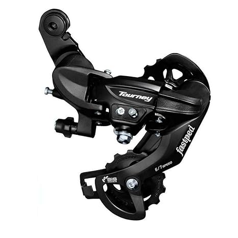 FASTPED  Bicycle Tourney rd-ty300 6/7 Speed Black Direct Mount Rear derailleur Cycle Gear Part