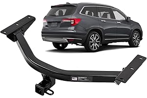 Class 3 Trailer Hitch 2 Inch Receiver Fits Select 2014-2020 Acura MDX 2016-2022 Honda Pilot