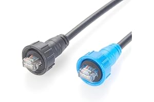 010-10550-00 Marine Network Cable for Garmin RJ45 CAT6 Male to Male Network Ethernet Cable for GPSMAP, GMR, GSD, ECHOMAP Ultr